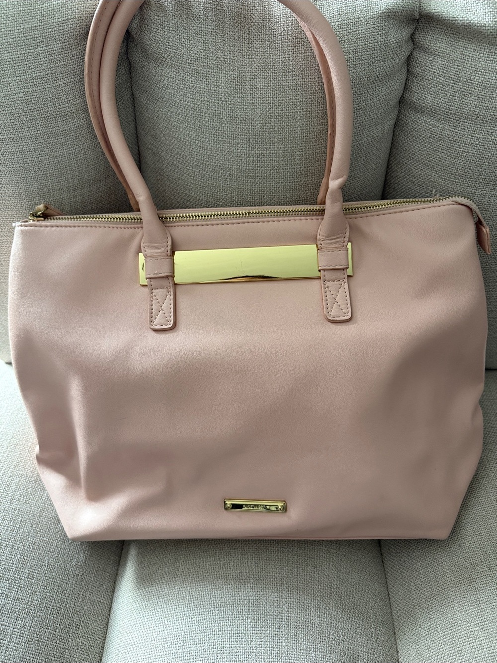 Women's Pink Geometric Tote Bag - Nine West